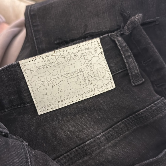 REVOLVE One x OneTeaspoon High Waist Freebird II Black Stretch Skinny Jeans 30 - Picture 7 of 7